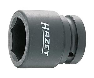 HAZET 1100S-46 76 mm 6-Point Impact/Power Screwdriver Socket Hexagon Profile - Phosphatised/Oiled