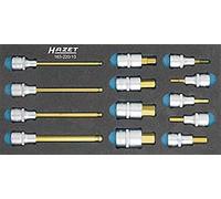 HAZET 163-220/13 Hexagon Profile Screwdriver Socket Set - CVD-Tin Coated