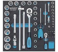 Hazet 163-224/57 Socket/Screwdriver Set - Black/Blue/Silver (57-Piece)