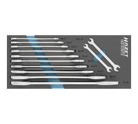 Hazet 163-519/12 Double-Ended Open Ring Spanner Set 10-36mm SIS