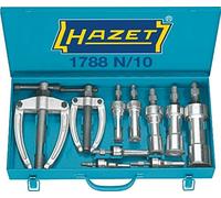 HAZET 1788N/10 Internal Extractor Set - Multi-Colour | 9070 g, 10 pieces, drive 260020 set, assortment (puller, extractor), inner extractor and counter support