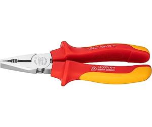 HAZET 1850VDE-33 180 mm VDE Combination Pliers with Protective Insulation - Multi-Colour