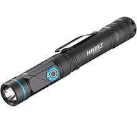 HAZET 1979-75 UV LED Torch 800 Lumens 3 Modes Including UV Light, Swivel Head, 2600mAh Battery, USB-C Magnet, IP44, 146mm, Range Up to 150m