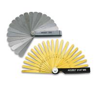 HAZET 2147MS 106 mm Feeler Gauge - Multi-Colour | Length 106 mm, 99 g, 0.05 - 1.0, Length: 106 mm, Check the electrode spacing for spark plugs, brass - non-magnetic