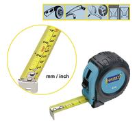 Hazet 2154N-5 Tape Measure 5m Steel Belt Clip Shock-Proof Dual Scale