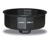 HAZET 2169-11 12.5 mm Square Hollow 14-Point Profile Oil Filter Wrench - Multi-Colour