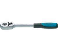 HAZET 2264-1 200 mm Reversible Ratchet for Bits - Chrome-Plated Polished