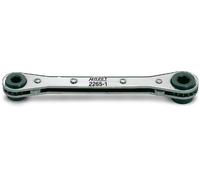 HAZET 2265-1 140 mm Reversible Ratchet for Bits - Bright Chrome-Plated