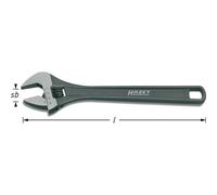 Hazet 279-12 Shifter 34mm Jaw 15° Scale Phosphated Mirrored ISO 6787