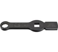 HAZET 2872SZ-27 Striking Ring Spanner (2 Striking Faces, Square 20 mm (3/4 Inch), External Double Hex Profile