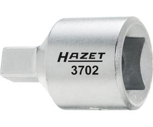 HAZET 3702 36 mm Square Profile Oil Service Screwdriver Socket - Chrome-Plated