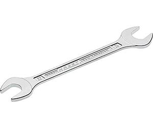 HAZET 450N-22X24 254.6 mm Hexagon Profile Double Open-End Wrench - Chrome-Plated