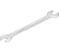 HAZET 450NA-3/8X7/16VKH 155.7 mm Hexagon Profile Double Open-End Wrench - Chrome-Plated
