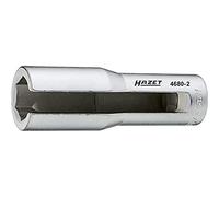 HAZET 4680-2 110 mm Hexagon Profile Lambda Probe Socket - Chrome-Plated