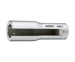 HAZET 4680-2 110 mm Hexagon Profile Lambda Probe Socket - Chrome-Plated