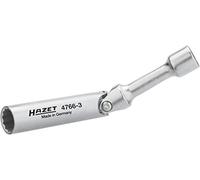 HAZET 4766-3 154 mm 12-Point Profile Spark Plug Wrench - Multi-Colour | 4766-3, Spark Plug Wrench