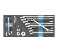 Hazet 600LG/10 Crowfoot Wrench Set 10-Piece Chrome 8-19mm High Torque