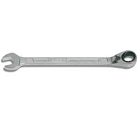 HAZET 606-11 168.6 mm 12-Point Traction Profile Ratcheting Combination Wrench - Chrome-Plated