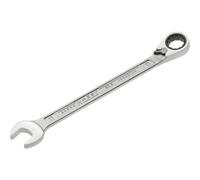 HAZET 606-17 242.2 mm 12-Point Traction Profile Ratcheting Combination Wrench - Chrome-Plated