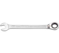 HAZET 606-24 333.1 mm 12-Point Traction Profile Ratcheting Combination Wrench - Chrome-Plated