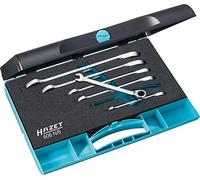 HAZET 606N/6 12-Point Profile Ratcheting Combination Wrench Set - Chrome-Plated