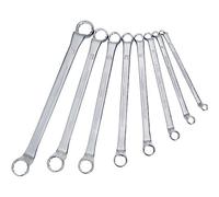 HAZET 630/12 12-Point Profile Polished Head Double Box-End Wrench Set - Chrome-Plated