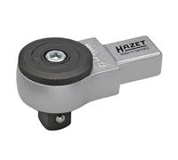 Hazet 1/2-Inch 14 x 18 mm Insert Reversible Ratchet - Silver/Black