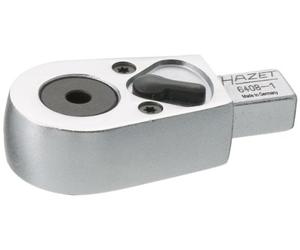 HAZET 6408-1 46.5 mm Hexagon Profile Insert Reversible Ratchet for Bits - Chrome-Plated