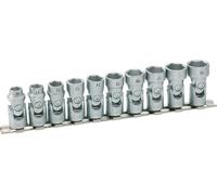 Hazet 6kt. Joint Socket Set 10mm 3/8" External Hex Traction Profile