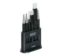 HAZET 750/6 Centre Chisel Drift Punch Set - Multi-Colour | 561 g, variant A, 6 pieces, drive 250040 chisel, punch, pin punch, centre punch, spare part available