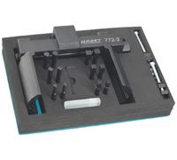 HAZET 772-2/16 20 mm Square Hollow Universal Axle and Slotted Nut Wrench Set - Multi-Colour