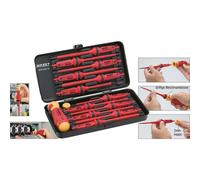 Hazet 804VDE/14 VDE Bit Set 14-Piece 1000V Safe Non-Slip Grip