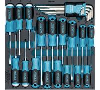 Hazet 810/6PZ Screwdriver Set with Non-slip High Power Handle 6 pcs