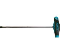 HAZET 828-8 Hexagon Profile Screwdriver with Burnished Tips - Chrome-Plated | Drive hexagonal profile, chrome vanadium, chrome-plated, burnished tip, SW 8 mm, length l1 200 mm, length l2 234 mm, 145 g