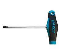 HAZET 828-T10 Torx Profile T 10 Screwdriver with Burnished Tips - Chrome-Plated