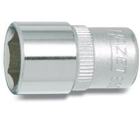 HAZET 850-5.5 25 mm 6-Point Hexagon Traction Profile Socket - Chrome-Plated/Polished