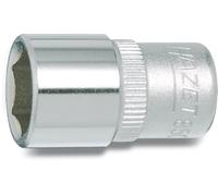 HAZET 850-8 25 mm 6-Point Hexagon Traction Profile Socket - Chrome-Plated/Polished
