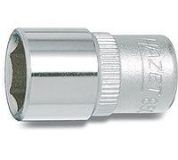 HAZET 850A-1/2 25 mm 6-Point Hexagon Traction Profile Socket - Chrome-Plated/Polished