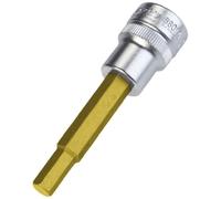 HAZET 8801A-1/4 Hexagon Profile Screwdriver Socket - CVD-Tin Coated