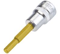 HAZET 8801A-3/16 Hexagon Profile Screwdriver Socket - CVD-Tin Coated