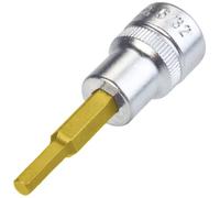 HAZET 8801A-5/32 Hexagon Profile Screwdriver Socket - CVD-Tin Coated