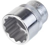 HAZET 880AZ-13/16 32 mm 12-Point Traction Profile Socket - Chrome-Plated/Polished