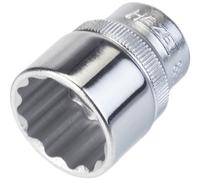 HAZET 880AZ-3/4 31.5 mm 12-Point Traction Profile Socket - Chrome-Plated/Polished