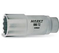 HAZET Socket 880TZ-12 DIN 3124, ISO 2725-1 Chrome Vanadium Steel Knurled