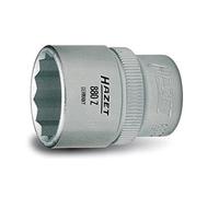 HAZET 880Z-10 25 mm 12-Point Traction Profile Socket - Chrome-Plated/Polished