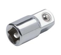 Hazet 8858-2 Bit Adapter 1/4" to 3/8" Chrome-Plated Square Drive