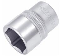 HAZET 900-21 38 mm 6-Point Hexagon Traction Profile Socket - Chrome-Plated/Polished