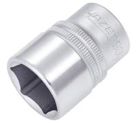 HAZET 900-22 41.5 mm 6-Point Hexagon Traction Profile Socket - Chrome-Plated/Polished