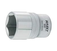 HAZET 900-30 50 mm 6-Point Hexagon Traction Profile Socket - Chrome-Plated/Polished