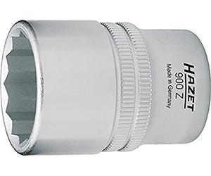 HAZET 900AZ-1.1/4 50 mm 12-Point Traction Profile Socket - Chrome-Plated/Polished
